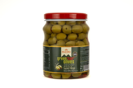 Marmia Red Pepper Stuffed Green Olives 700 GR X 6