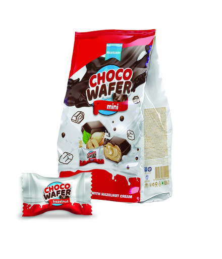 ANL Choco Wafer Chocolate Mini Wafer Hazelnut Cream 140 GR X 24