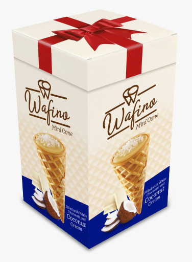 ANL Wafino Mini Cornet Coconut (10 G X 18) X 12