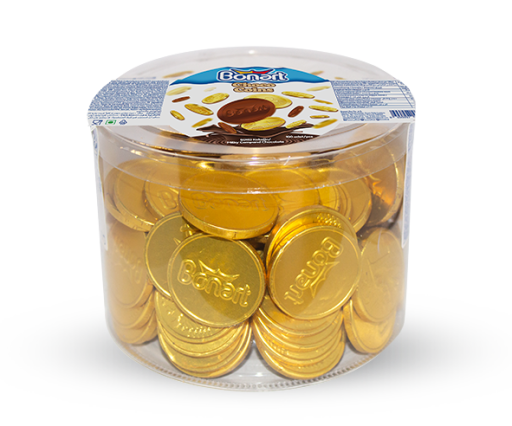 Bonart Coin Chocolate PVC 5G ( 130 PCS X 12 PCS)