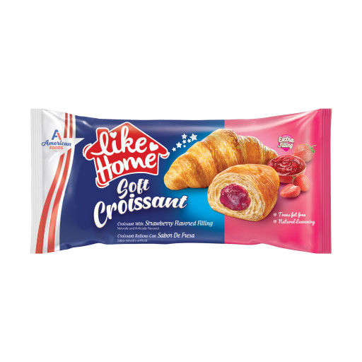 Like Home Soft Croissant Strawberry Flavor 45GR