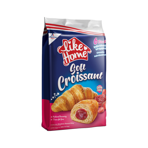 Like Home Soft Croissant Strawberry Flavor 45GR