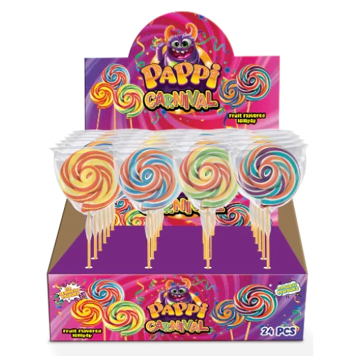 PAPPI Carnival Candy (30 GR X 24) X 6