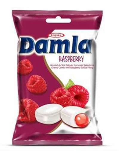 TAYAS Damla Raspberry Bag 90 GR X 24