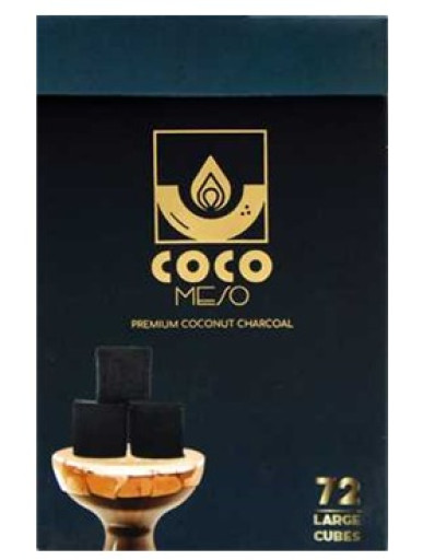 COCO MESO Coconut Charcoal 72 L CUBES X 10