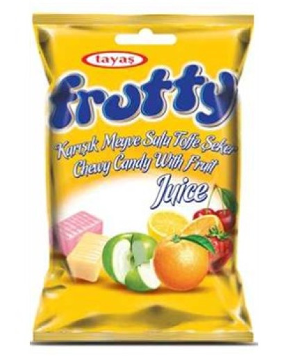 TAYAS Fruitty Chewy Candy Assorted 80 GR X 24