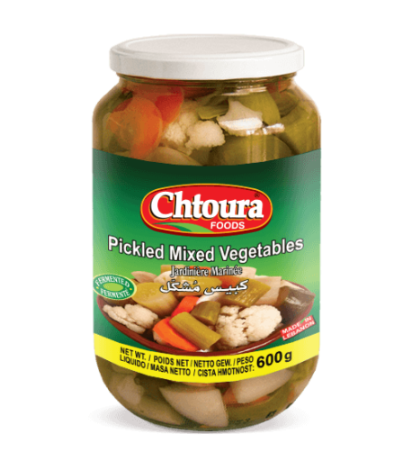 Choutra Foods Pickled Mixed Vegetables 600 GR X 12