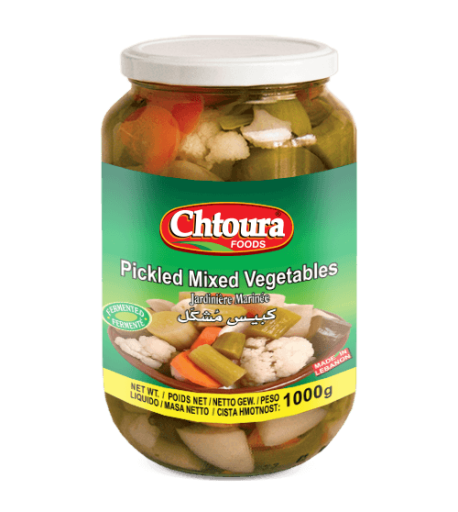 Chtoura Foods Pickled Mixed Vegetables 1000GR X 12