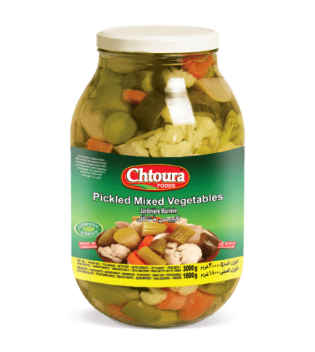 Chtoura Foods Pickled Mixed Vegetables 3000 GR X 4
