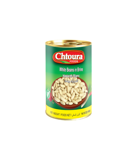Chtoura Foods White Beans 400GR X 24