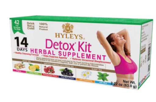 Hyleys 14 Day Detox Kit Herbal Supplement 63 GR X 12